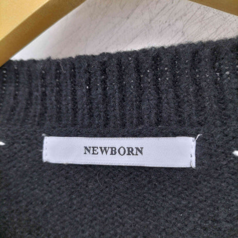 NEWBORN デザインニットセーター メンズ